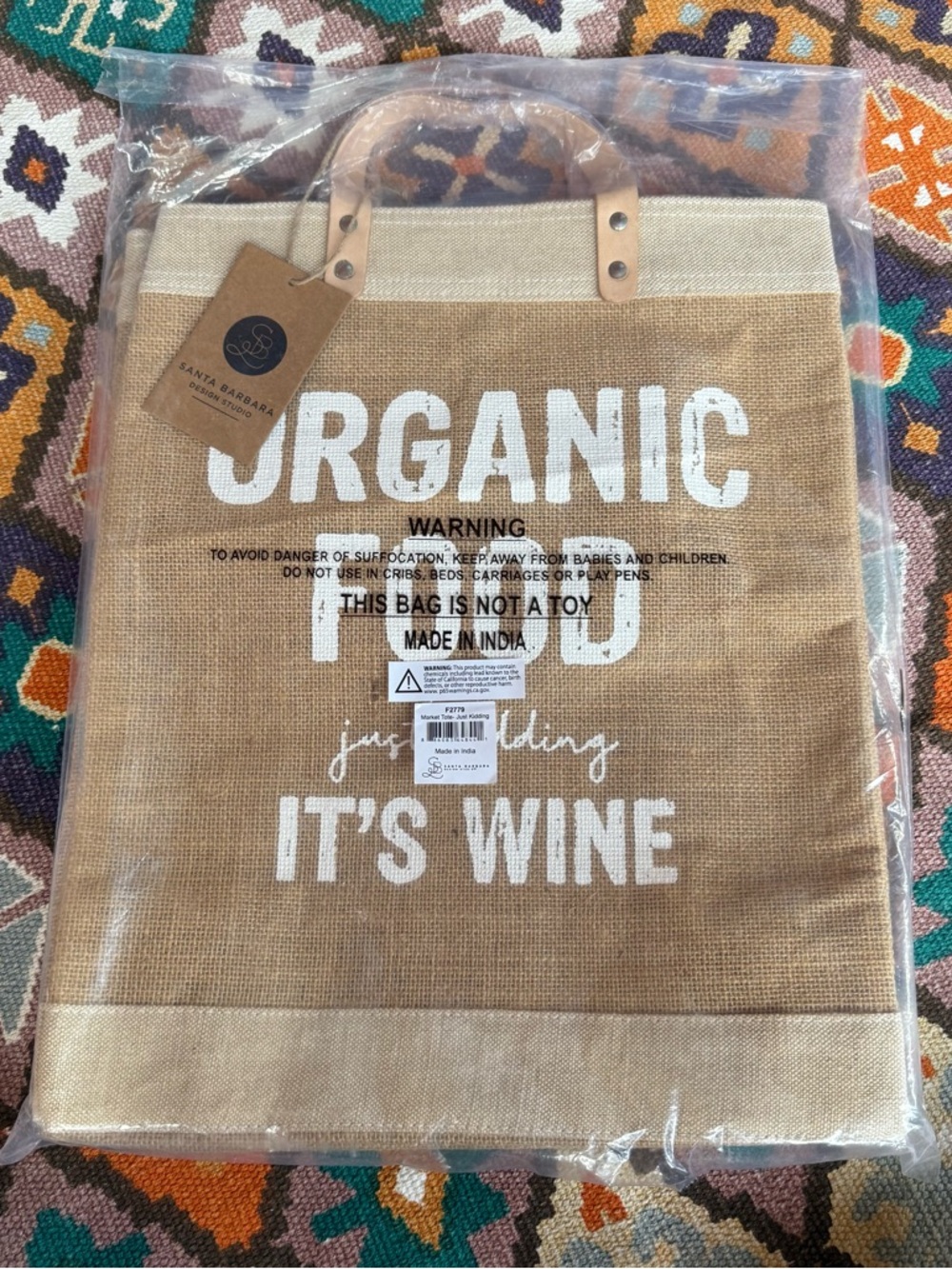 NWT Santa Barbara Design Studio Farmer's Market Tote